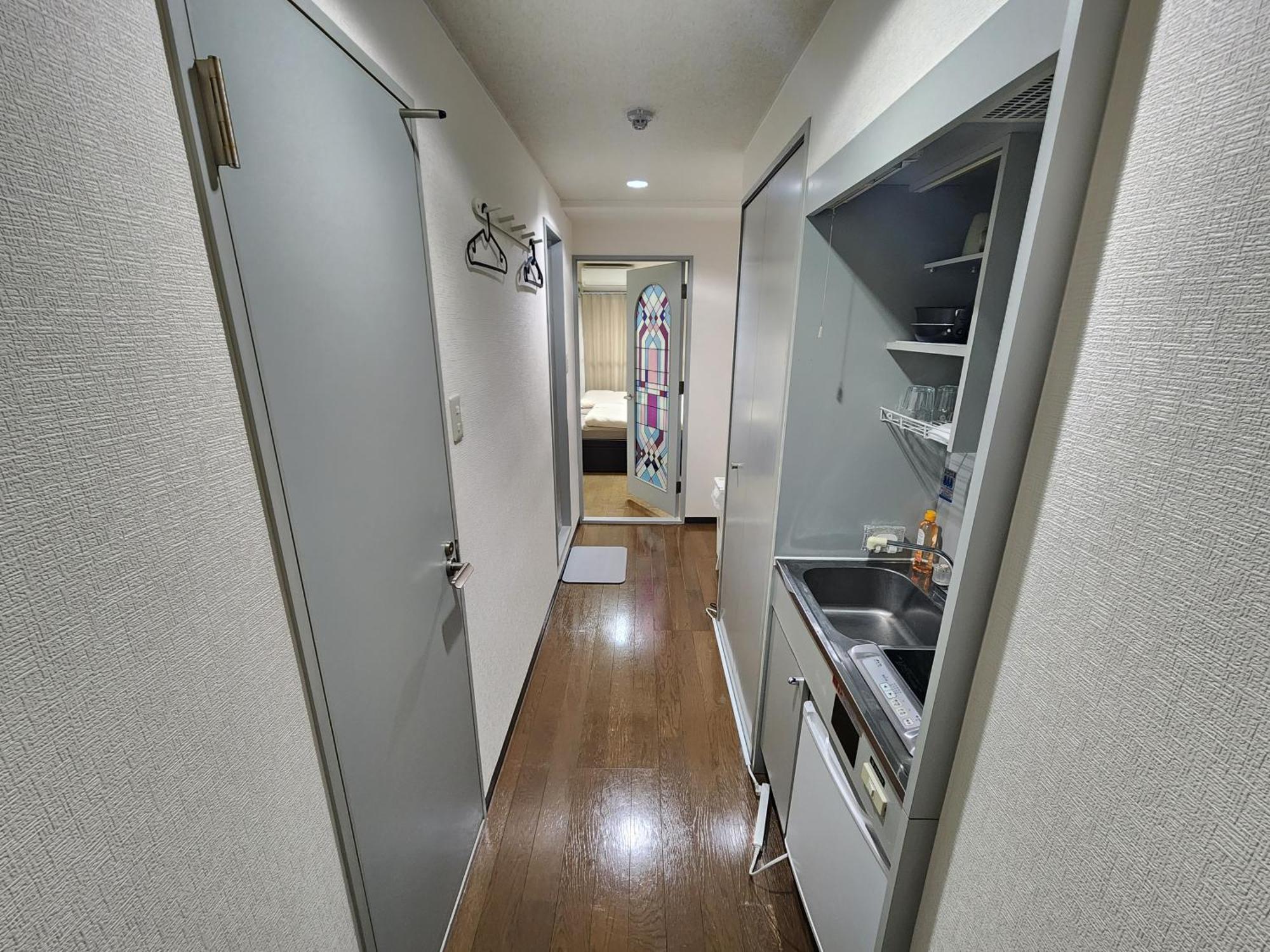 난바역 도보5분 시내중심 Mori Apartment Ōsaka Eksteriør bilde